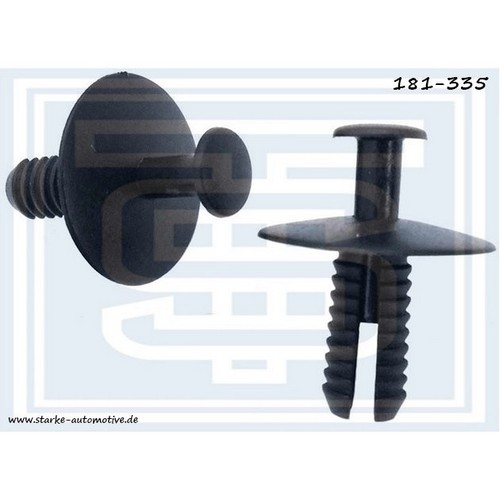 181-335 — STARKE — Пистон (заклепка распорная) крепления переднего бампера