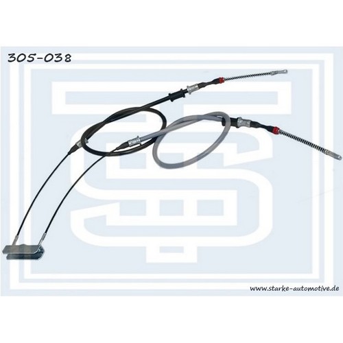 305-038 — STARKE — Трос стояночного тормоза