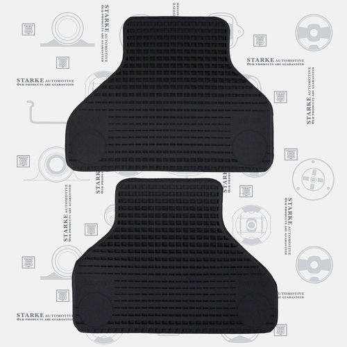 B160092 — STARKE — Комплект задних ковриков (резина)