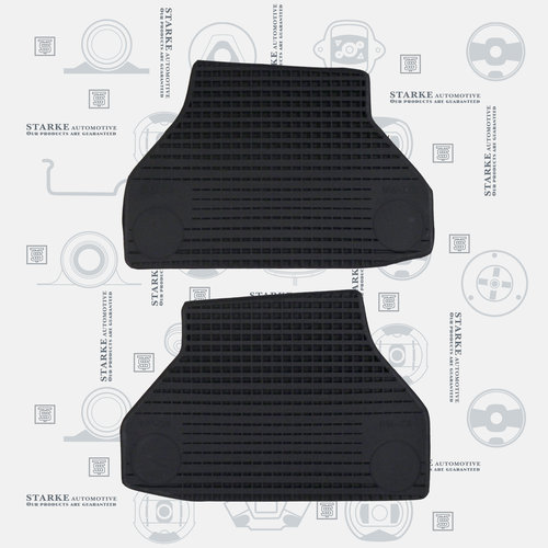 B160102 — STARKE — Комплект задних ковриков (резина)
