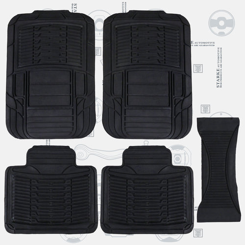 S16502 — STARKE — Комплект передних + задних ковриков (резина)