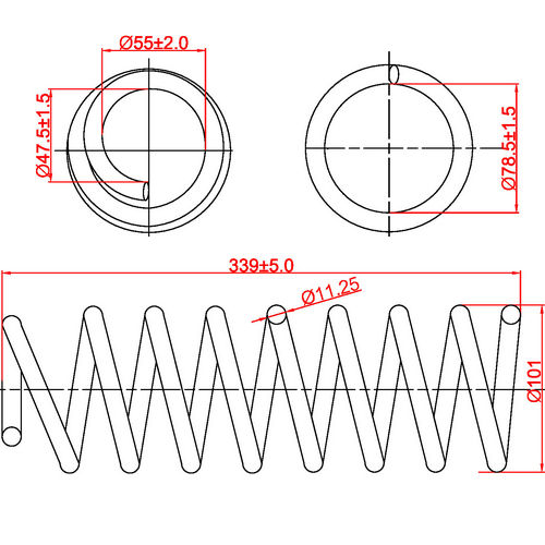 Z48014R — ZIKMAR — Пружина задней подвески