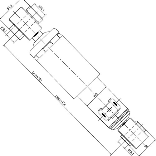 Z97369R — ZIKMAR — Амортизатор задний